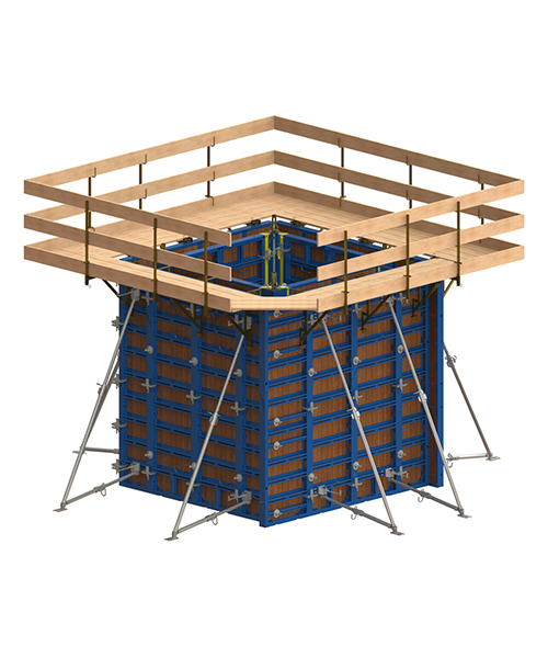 Deskowanie ramowe VARIMAX – Variant Factory na budowie